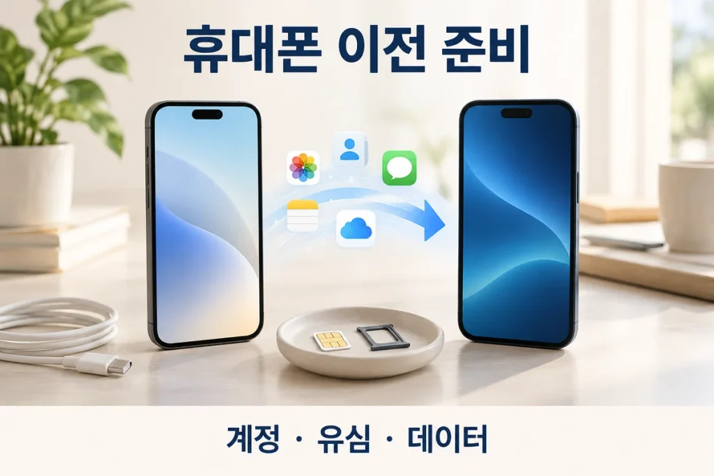 아이폰 자급제 구매 전 확인할 것, 유심·eSIM과 데이터 이전 준비